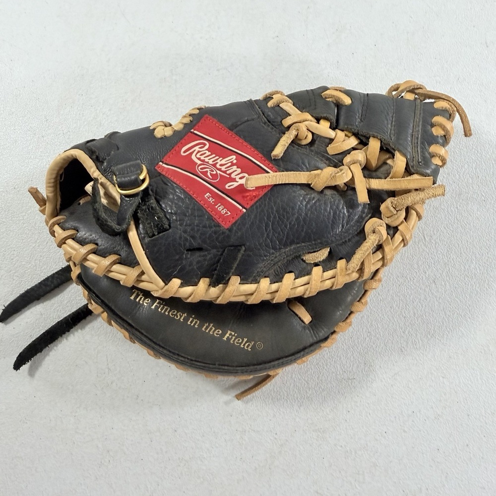 Rawlings H315CMBC Highlight Series 31.5" Youth Catchers Mitt RHT Glove Black